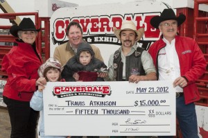 Travis Atkinson Cheque Presentation Travis Atkinson Cheque Presentation